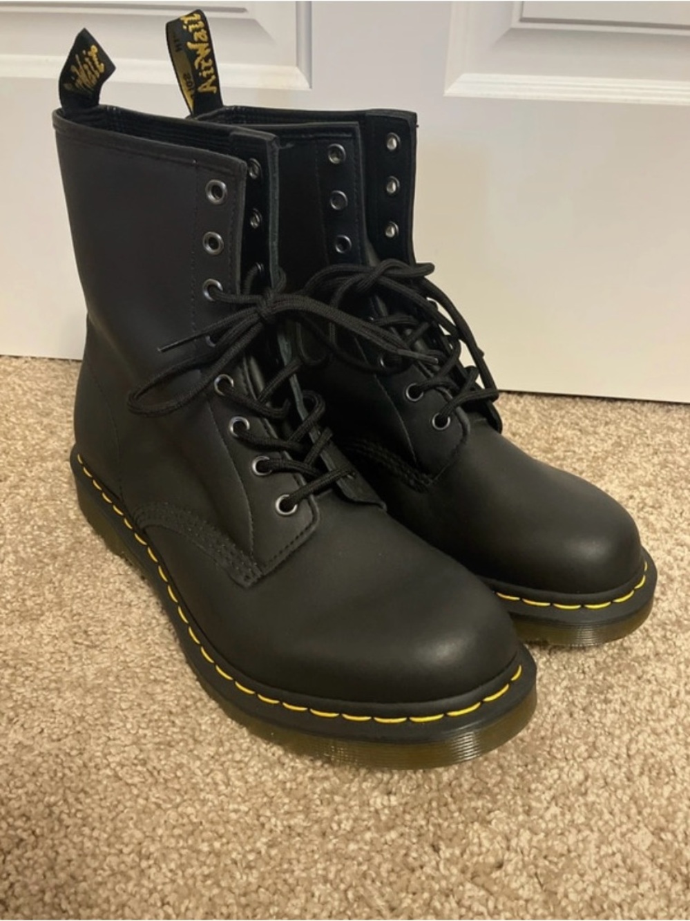Dr. Martens Black Leather 1460 Boots